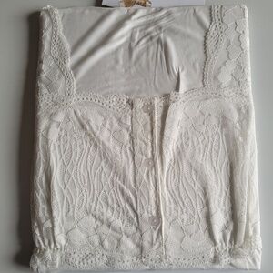 Women's Short Sleeve Maternity Nightgown Size M